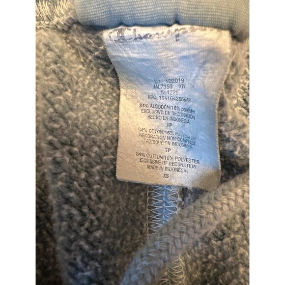 Champion Womens Small Reverse Weave Heavy Jogger Sweatpants Light Blue Cotton - Picture 4 of 6